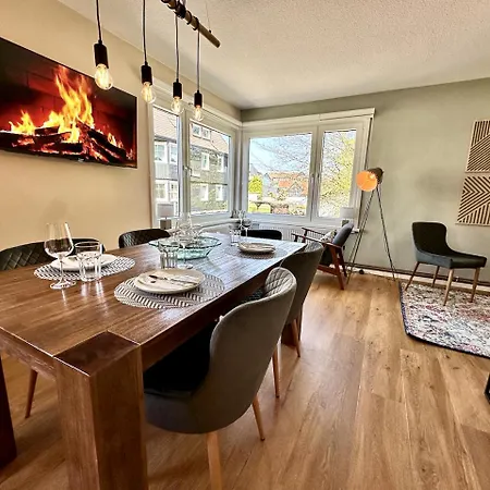 Appartement Pavillon Am Kurpark - 80 Qm - Balkon & Grill - Wallbox - Inklusive Waesche *