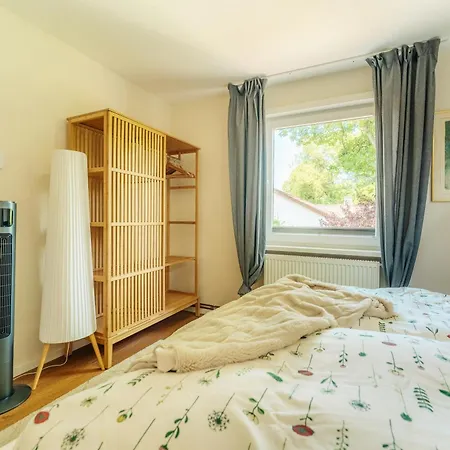 Апартаменты Pavillon Am Kurpark - 80 Qm - Balkon & Grill - Wallbox - Inklusive Waesche