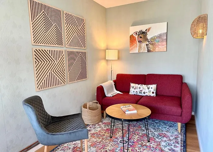 Pavillon Am Kurpark - 80 Qm - Balkon & Grill - Wallbox - Inklusive Waesche *
